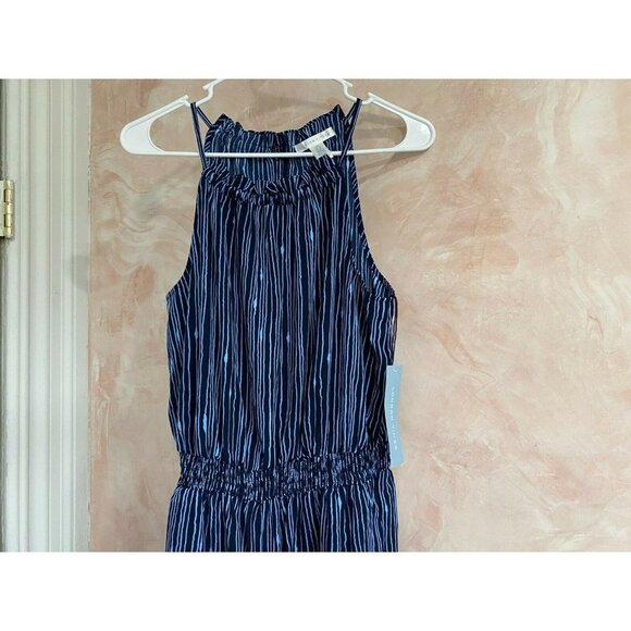 London times striped jumpsuit Romper navy blue - Picture 5 of 8